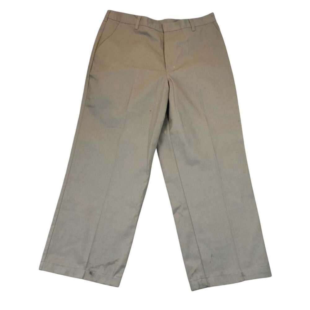 NWT A+ By Sai Mens Uniform Pants 38W Chino Khaki Workwear Straight Leg Relaxed